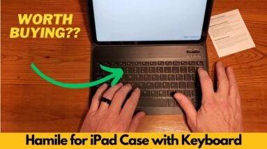 This iPad Keyboard Case Feels Premium – Hamile 7-Color Backlit Folio for 10th & 11th Gen