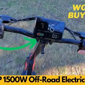 How the GOKEEP 1500W Scooter Handles Grass & Dirt – 34mph Off-Road Beast for Adults