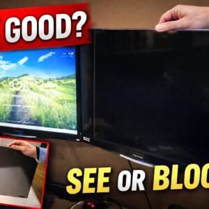 Does This Privacy Screen Actually Work in Bright Offices? | AEGIVIXE 27in Magnetic Monitor Shield