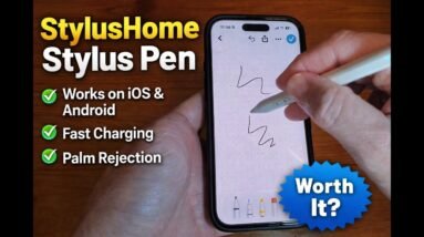 Can one stylus really do it all? STYLUSHOME pen works on iPhone, iPad, Android & charges in 15 mins