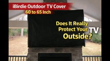 Tired of wrestling your TV cover? This iBirdie 65in outdoor cover unzips fast so you can watch now