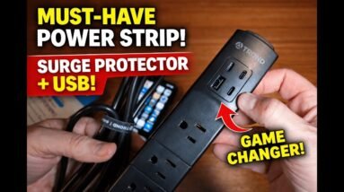 This Rotating Surge Protector Solves a Problem You Didn’t Know You Had – TROND Power Strip Review