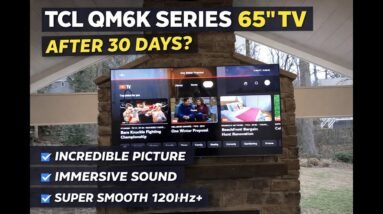 TCL QM6K QLED TV First Look | Shockingly Bright Outdoor Test