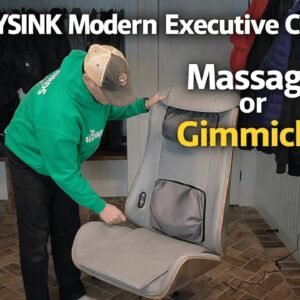 Can a massage chair actually be good for work? READYSINK ergonomic office chair tested for comfort.