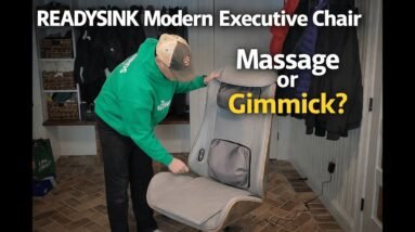 Can a massage chair actually be good for work? READYSINK ergonomic office chair tested for comfort.