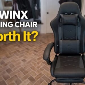 Can this gaming chair really stay comfy for hours? Dowinx ergonomic seat with footrest