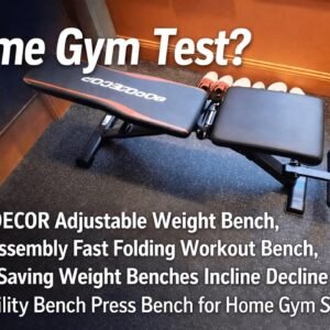 Is This Foldable Adjustable Weight Bench Actually Stable for Home Gym Workouts and Strength Train