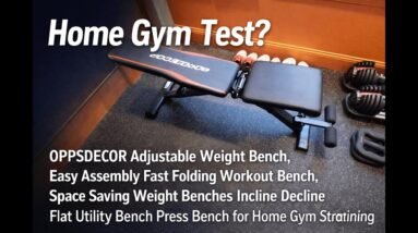 Is This Foldable Adjustable Weight Bench Actually Stable for Home Gym Workouts and Strength Train