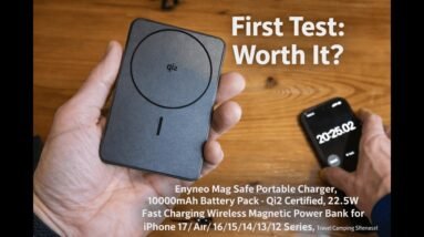 Is This the Best Magnetic Power Bank for iPhone? Enyneo 10000mAh Qi2 22.5W Fast Charging Review