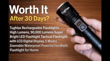 Is This 90,000 Lumen Tactical Flashlight Actually Useful? Tughlax Rechargeable LED Test Review