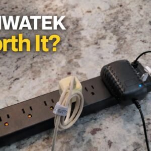 Tired of messy cords? Inhwatek mountable power strip with USB is the clean setup solution