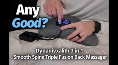 Can This 3-in-1 Back Massager Relieve Sciatica? Dynanivxalith Heat Vibration Traction Test Review