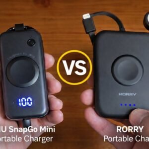 INIU SnapGo Mini vs RORRY Charger – Best Portable Power Bank for iPhone and Apple Watch?