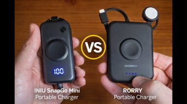 INIU SnapGo Mini vs RORRY Charger – Best Portable Power Bank for iPhone and Apple Watch?