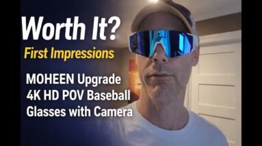 Can 4K Camera Glasses Replace an Action Cam? MOHEEN POV Recording Glasses Walking Test