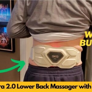 SKG W9 Ultra 2.0 Lower Back Massager Review – Deep Tissue Heat & Vibration for Pain Relief