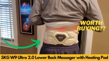 SKG W9 Ultra 2.0 Lower Back Massager Review – Deep Tissue Heat & Vibration for Pain Relief