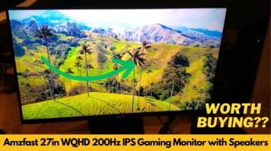 Amzfast 27in 2K 200Hz Gaming Monitor with Built-in Speakers — Is It Worth It?