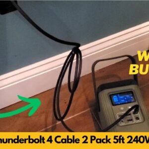 Fitee USB4 Thunderbolt 4 Cable Review – 2 Pack 5ft, 240W, 40Gbps, 8K Display & Fast Data Sync