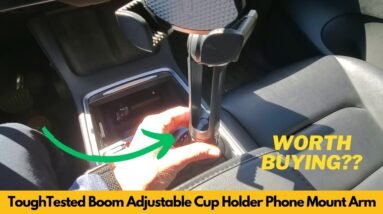 ToughTested Boom Adjustable Cup Holder Phone Mount Review – Bendable Arm with 360 Degree Rotation