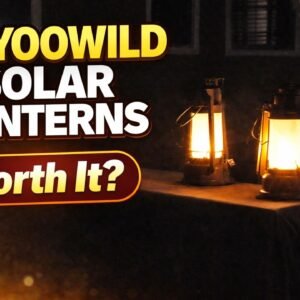 Joyoowild Rechargeable Solar Flame Lanterns Review – Best Outdoor Hanging Lights for Porch & Patio?