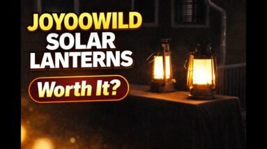 Joyoowild Rechargeable Solar Flame Lanterns Review – Best Outdoor Hanging Lights for Porch & Patio?