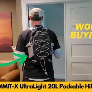 WATERFLY 15L Small Lightweight Packable Foldable Travel Hiking Camping Daypack Review