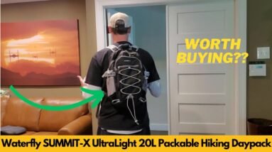 WATERFLY 15L Small Lightweight Packable Foldable Travel Hiking Camping Daypack Review