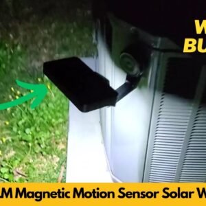 LUHLEE Magnetic Solar Lights Outdoor 600LM IP65 Waterproof Motion Sensor Security Light Review