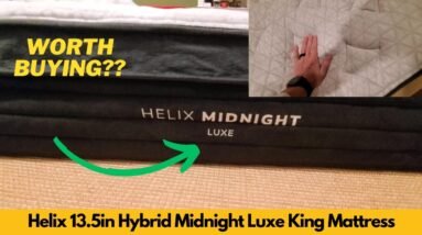 Helix Midnight Luxe 13.5in Hybrid Mattress King Medium Pillow Top Cooling Review