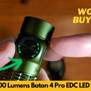 Olight Baton 4 Pro 1600 Lumens Rechargeable Small Pocket LED Flashlight Review & Unboxing
