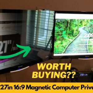 AEGIVIXE 27in 16:9 Magnetic Computer Privacy Screen Anti Blue Shield Unboxing & Review
