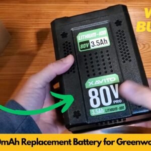 XAVITO 3000mAh Replacement Battery for Greenworks 80V Power Tools GBA80200 GBA80300 Unbox & Review