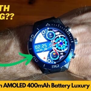 SOUYIE 1.43in AMOLED 400mAh 100 Sports Modes Men Fitness Tracker Luxury Smartwatch Unboxing & Review