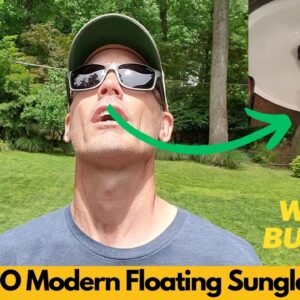 JEFOO JF129 Black Frame Modern Floating Sunglasses Water Sports Unboxing & Review