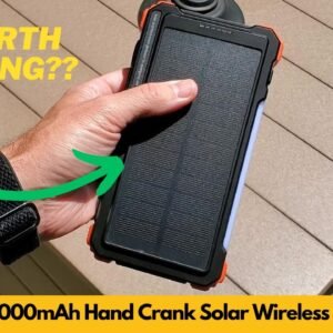 BLAVOR 20000mAh Hand Crank Solar Wireless Power Bank 20W Fast Charging Camping Light Review