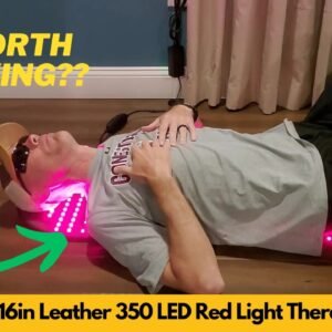 Knocoka W350 36x16in 350 LED 660nm 850nm Red Light Near Infrared Therapy Body Mat Unboxing & Review