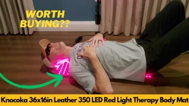 Knocoka W350 36x16in 350 LED 660nm 850nm Red Light Near Infrared Therapy Body Mat Unboxing & Review