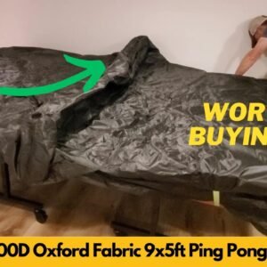 Shielderia 600D Oxford Fabric 9x5ft Universal Folding Ping Pong Table Cover Unboxing & Review