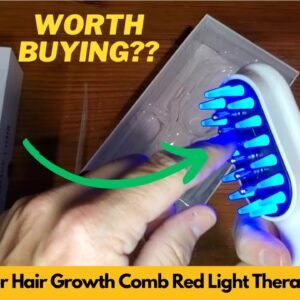 T.Chilyn Laser Hair Growth Comb Red Light Therapy Scalp Massager Device Unboxing & Review