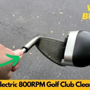 Golfory Electric Golf Club Cleaner 800RPM Motor 60ml Water Tank Unboxing & Review