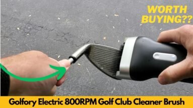 Golfory Electric Golf Club Cleaner 800RPM Motor 60ml Water Tank Unboxing & Review