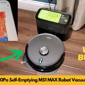 MONSGA MS1 MAX Robot Vacuum Mop Combo 8000Pa Self-Emptying LiDAR Smart Mapping Unboxing & Review