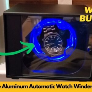 Cevale Single Automatic Watch Winder Aluminum Shaker with Quiet Japanese Motor Unboxing & Review