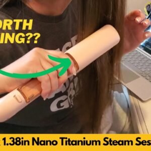 Wavytalk Steam Sesh 1.38in Nano Titanium Hair Straightener Flat Iron with Detachable Comb Review