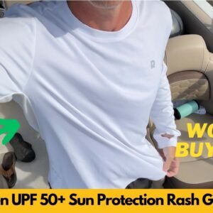 Daxiang Men UPF 50+ Sun Protection Long Sleeve Rash Guard Athletic Shirt Unboxing & Review