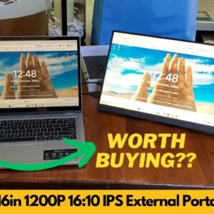 MAFNKOU 16in 1200P 16:10 IPS USB-C HDMI Laptop External Second Monitor Unboxing & Review