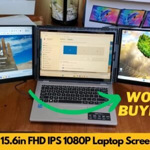 Blackview 15.6in FHD 1080P IPS Portable Dual Monitor Laptop Screen Extender Unboxing & Review
