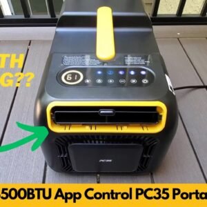 BougeRV PC35 3500BTU App Control Low Power Camping Portable Air Conditioner Unboxing & Review