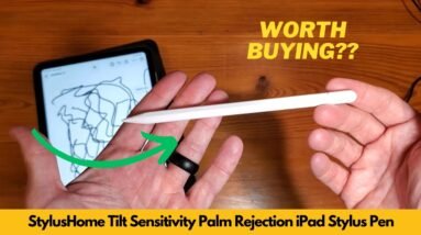 StylusHome Magnetic iPad Pencil 35H Long Battery Tilt Sensitivity Palm Rejection Unboxing & Review